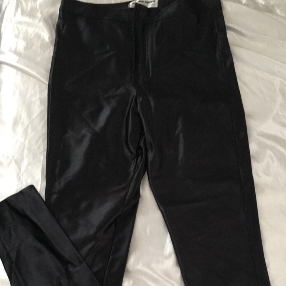 American Apparel Black Disco Pants